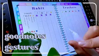 ALL THE GOODNOTES GESTURES YOU NEED | goodnotes tips and tricks