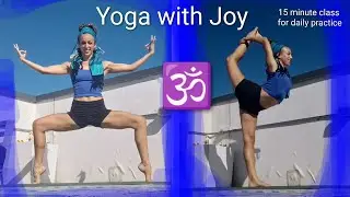 Yoga with Joy - 15 minute flow for greater well-being #yoga #balance #15minuteyoga #movewithjoy 