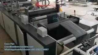 High Speed Express Bag Pre Opening and Continuous Rolling Bag Making Machine
