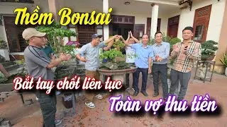 SH.11351. Sao anh Thềm Bonsai bán rất nhiều cây nhưng vợ toàn thu tiền...tiền tỷ luôn đấy. 