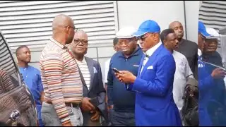 Watch The Arrival Of G5 Governors Wike, Ortom, Makinde, And Ikpeazu In Port Harcourt From London