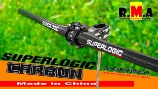 карбоновый велосипедный руль SUPERLOGIC carbon (made in china)