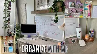 ORGANIZE WITH ME | cleaning & decluttering my room + bathroom | LexiVee