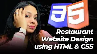 Restaurant Website Design using HTML and CSS 🤯