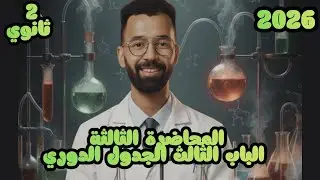 كيمياء تانية ثانوي| الجدول الدوري الباب الثالث | المحاضرة الاخيرة تدرج الخواص واعداد التأكسد