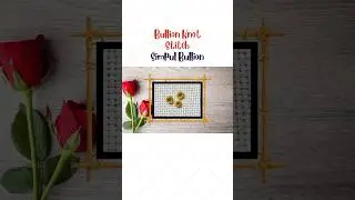 Bullion Knot Stitch #shorts #embroidery #stitch