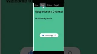 Nav bar  Manue Bar #shorts  #youtubeshorts  #navbar #coding #html