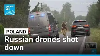 Poland says shot down Russian drones that violated its airspace &bull; FRANCE 24 English