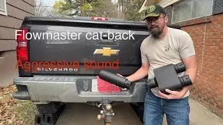 Installing a Flowmaster Outlaw cat-back exhaust from American Trucks on the daily.