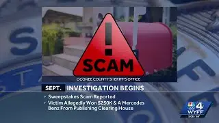 Oconee County victim recovers $20K lost in sweepstakes scam