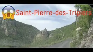 🤔❤️ La route de la peur 😱 Saint-Pierre-des-Tripiers [Lozère, proche Millau]