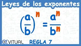 👉 Leyes de los Exponentes | Regla 7