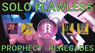 Solo Flawless Prophecy on Hunter | Renegades (Destiny 2)