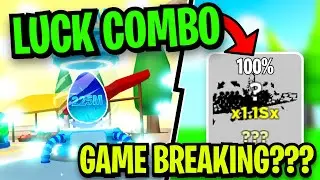 IS THE NEW LUCK 🍀 COMBO GAME BREAKING??? | ROBLOX CLICKER SIMULATOR UPDATE