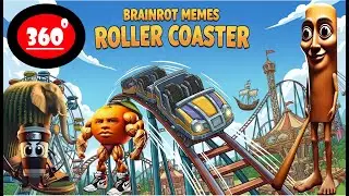 360 Brainrot Memes Roller Coaster | A Wild VR Ride Through Italian Memes!