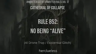 rule 852: no being &ldquo;alive&rdquo; | herclueless (AI Drone Trap / Existential Glitch)