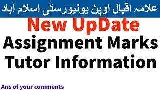 Aiou solved assignment spring 2021 Marks Tutor information of Allama Iqbal open university AIOU INFO