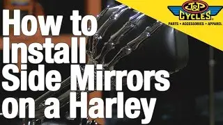 How to Install Mirrors on a Harley Davidson Motorcycle