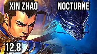 XIN vs NOCTURNE (JNG) | 9/0/4, 65% winrate, Legendary | KR Master | 12.8