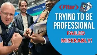 I Tried To Keep It Professional BUT FAILED! | Mr TravelON Takes On The Corporate FITUR Travel Madrid