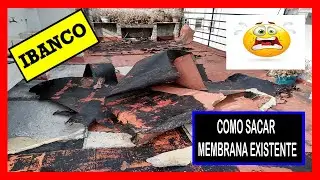 COMO SACAR MEMBRANA DEL TECHO ( !! Facil y Rapido !! ) - PASO a PASO - # 001 & ORMIFLEX  # IBANCO