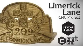 Make a House Sign using a DIY CNC | Free CNC Plans | Design & Make