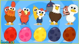 [NEW] Surprise Egg - Angry Bird | Surprise Eggs Song | Nursery Rhymes & Songs For Kids | Larva Kids