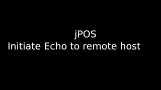 Initiate Echo message to remote host