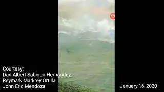 January 16, 2019 Taal Volcano Update | Video na kuha ng 3 residente sa bunganga ng Taal Volcano