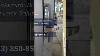 Mobile Locksmith: Business Keypad Lock Solutions #locksmith