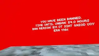 I just got banned by the ghost