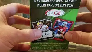 2022 SAGE Artistry Football Card Box Opening - Holiday Sales Event In Albuquerque, NM
