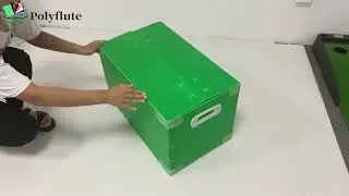Custom Plastic Corrugated Foldable Boxes -Polyflute Manufacturer