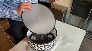 🔥 13-Inch Semi Flush Mount Ceiling Light Unboxing and Review! ✅  #productreview #unboxing