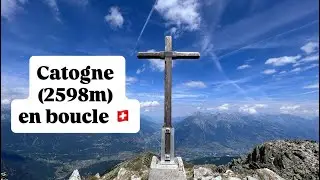 Randonn&eacute;e alpine Le Catogne (2598m) en boucle depuis La Poya , Champex-Lac, Valais, 20-07-2025