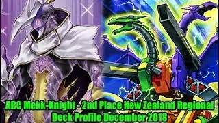 ABC Mekk-Knight - 2nd Place New Zealand Regional Yugioh Deck Profile December 2018