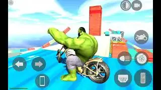 Bike vs Monsters 😈 | Indian Bike 3D | Hulk & Robot Action Indian Bike 3D Full Action 💥 | Monste
