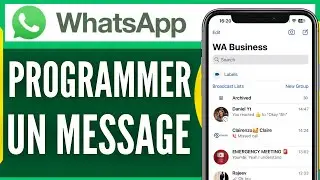 Comment Programmer Un Message Sur WhatsApp (Tr&egrave;s Facile)