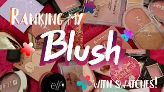 ranking my blush collection #blushcollection