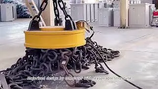 Double Beam Magnetic Crane