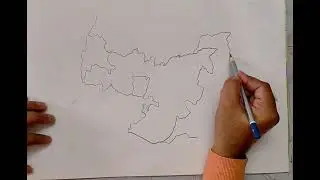 How to Draw Ethiopia Map | Easy Step by Step