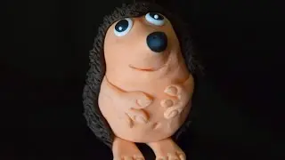 How to make hedgehog with fondant