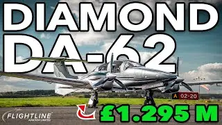 See Inside the &pound;1.2M Diamond Da-62: SAFEST Light Twin Aircraft | #3 4K #diamond #da62 #vlog #flight