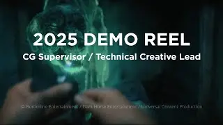 VFX Supervisor Demo Reel 2025 | M. Neysmith | Maya, Renderman, 3DEqualizer
