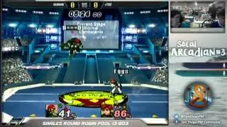 SoCal PM Arcadian #3 - Gasmask vs Lycee - Singles Pool 13 - Project M