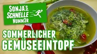Sommerlicher Gemüseeintopf - Rezept (Sonja's Schnelle Nummer #77)