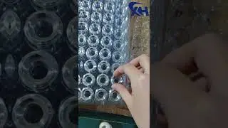 Comparison of aluminum castings before and after CNC machining #diecastingfactory #anodizing