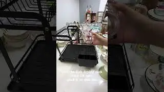 Dish drying rack | #asmr #dishrack #dishdryingrack #dishdrainer #fok
