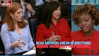 Read prepared answers ahead of questions: sorry I got ahead; Require businesses speech they disagree