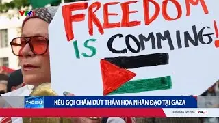 Hàng nghìn người trên thế giới xuống đường kêu gọi chấm dứt thảm họa nhân đạo tại dải Gaza | VTV24